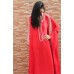 Unique Exclusive Handmade Silk with Pearls Moroccan Dress " Red Attitude"...ON SALE!
